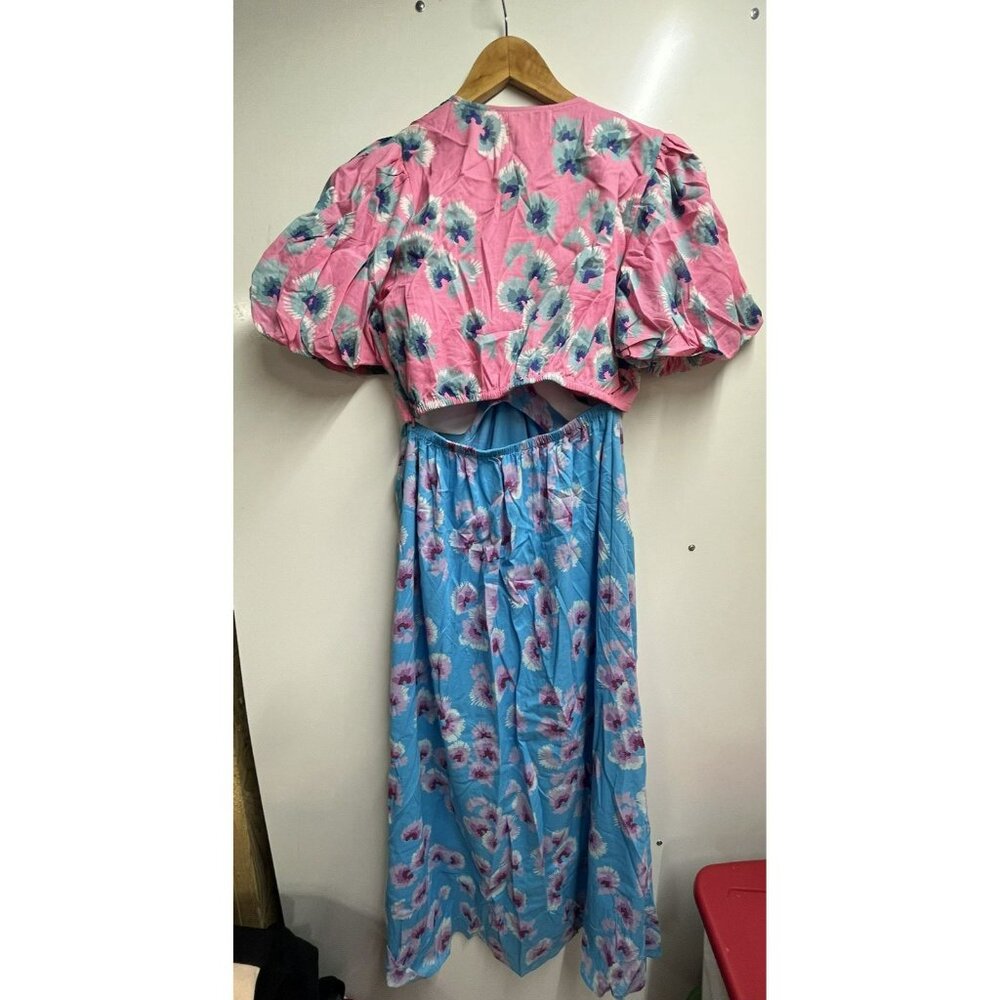 Banjanan Mariana New NWT Maxi Dress In Floral Bright Size Medium Woman’s - Picture 11 of 12